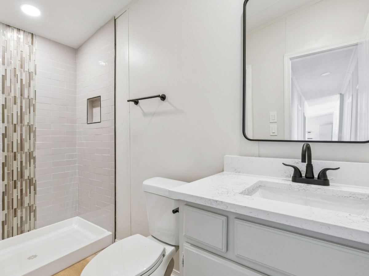 Second bathroom after renovation