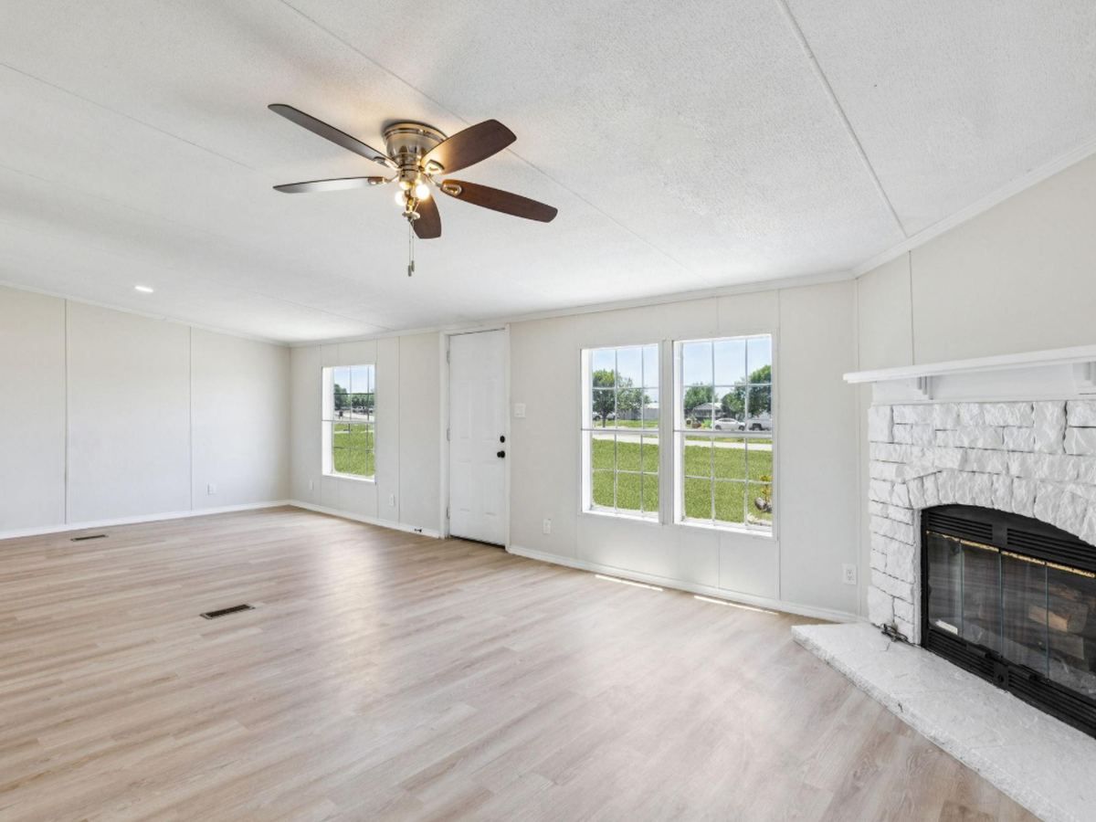 Living room after renovation