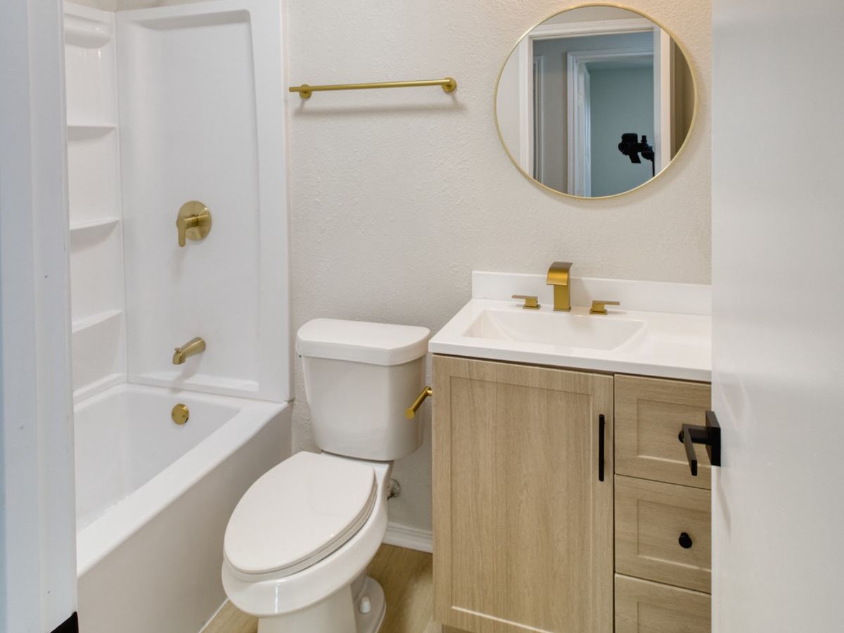 Bathroom after renovation