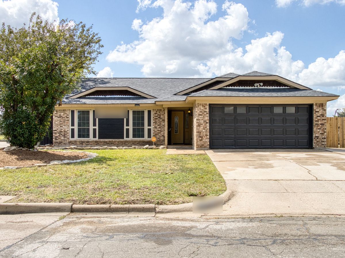 Renovated brick home exterior